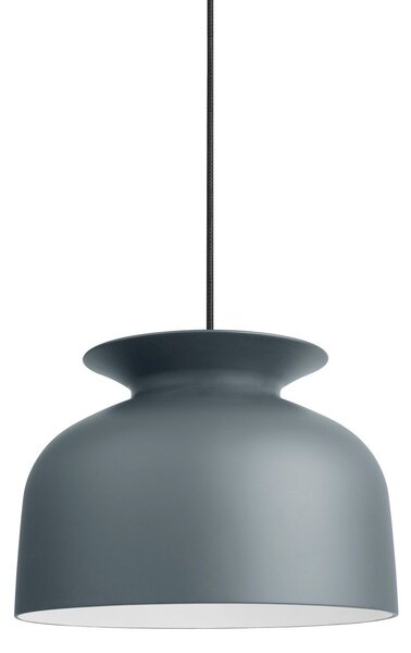 Lampada a sospensione GUBI, Ronde, dimmerabile, Grigio, Soggiorno, Metallo, Design