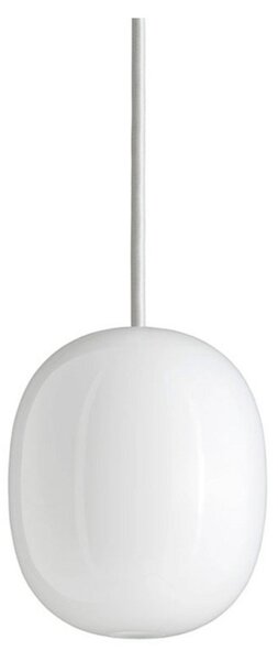 Lampada a sospensione Piet Hein, Bianco, Sala da pranzo, Vetro