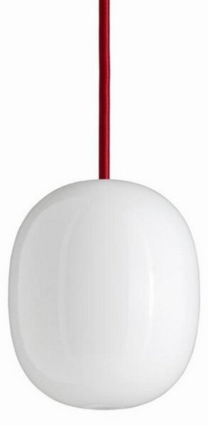 Lampada a sospensione Piet Hein, Bianco, Sala da pranzo, Vetro