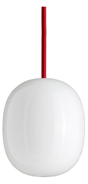 Lampada a sospensione Piet Hein, Bianco, Sala da pranzo, Vetro