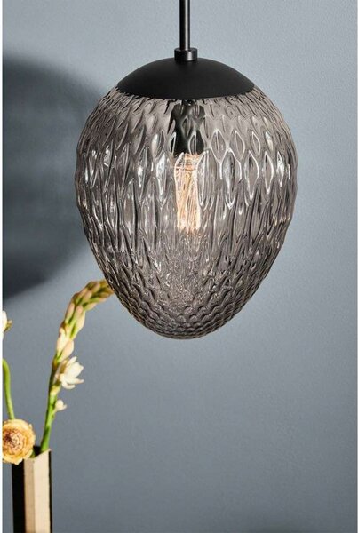 Lampada a sospensione Halo Design, Grigio, Soggiorno, Vetro