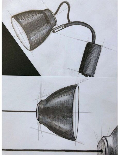 Nivå Applique da Parete Grigio/Legno - Halo Design