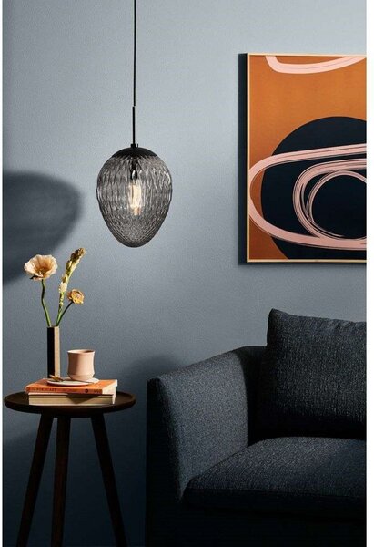 Lampada a sospensione Halo Design, Grigio, Soggiorno, Vetro