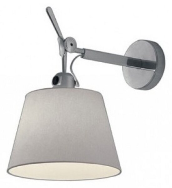 Applique da parete Artemide, dimmerabile, Grigio, Soggiorno, Alluminio