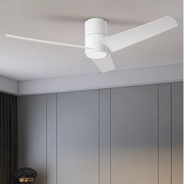 ZEVENTI - Ventilatore a soffitto LED BARROSA LED/18W/230V Wi-Fi Tuya bianco + DO
