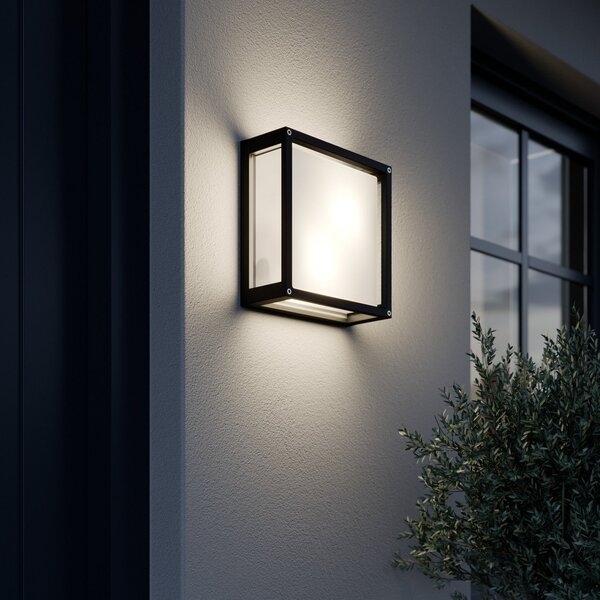 Lampade da esterno Lucande, Aurelien, dimmerabile, Nero, Terrazza, Metallo, Moderno