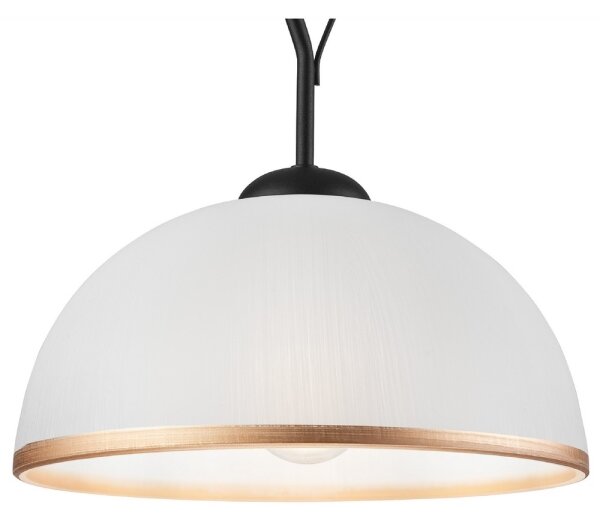 Lampadario a sospensione con supporto rigido RETRO 1xE27/60W/230V nero
