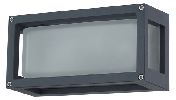 Lampade da esterno Lucande, Aurelien, dimmerabile, Nero, Balcone, Metallo, Moderno