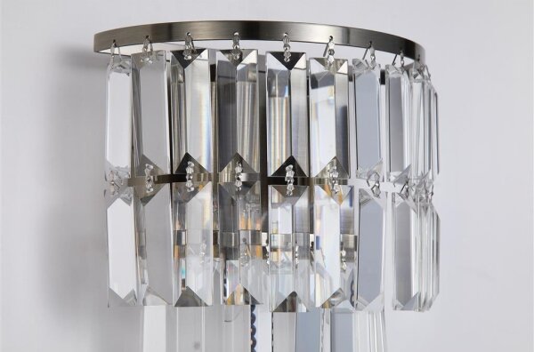 Searchlight 61321-2AB - Applique da parete EMPIRE 2xE14/7W/230V IP44