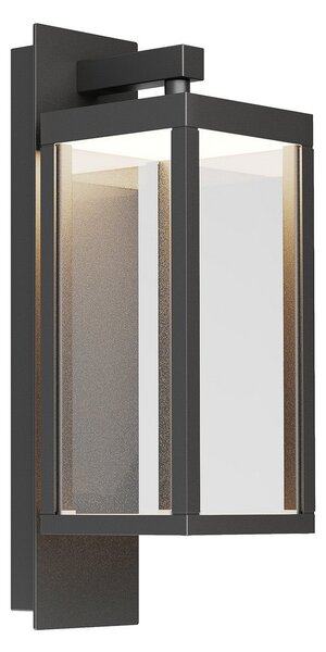Lampade da esterno Lucande, Ferdinand, Grigio, Balcone, Vetro, Moderno