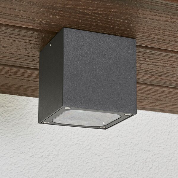 Tanea LED Plafoniera da esterno 10x10 Grigio scuro - Lucande