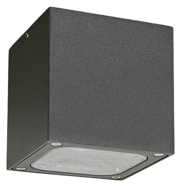 Tanea LED Plafoniera da esterno 10x10 Grigio scuro - Lucande
