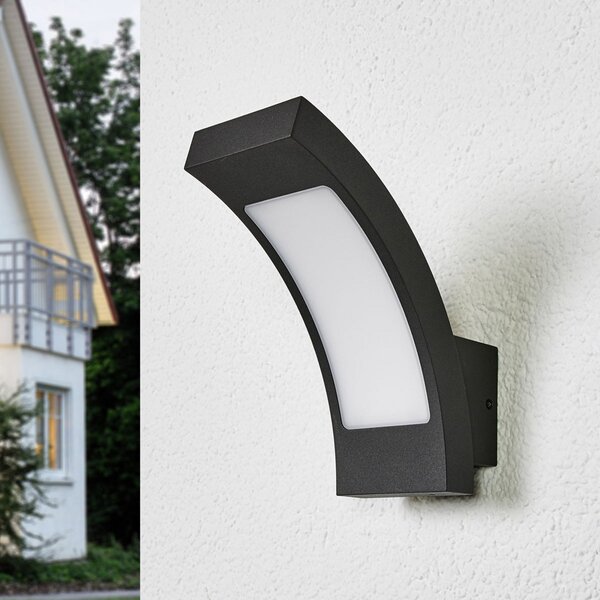 Lampade da esterno Lucande, Juvia, Nero, Metallo, Moderno