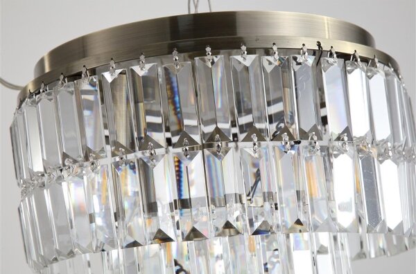 Searchlight 61321-4AB - Plafoniera EMPIRE 4xE14/60W/230V IP44