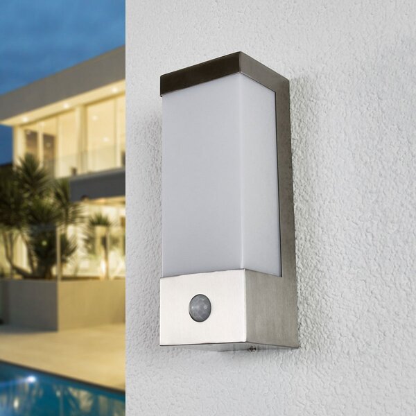 Lampade da esterno Lindby, Severina, Metallizzato, Terrazza, Metallo, Moderno
