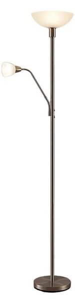 Lampada da terra Lindby, Jost, Grigio, Soggiorno, Metallo, Moderno