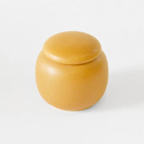 Contenitore Salva Aroma in Porcellana 120ml - Marrone