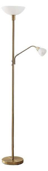 Lampada da terra Lindby, Jost, Dorato / Ottone, Soggiorno, Metallo