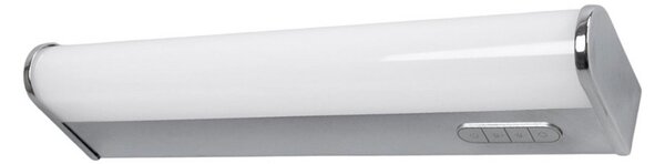 Applique da parete Lindby, Jesko, dimmerabile, Metallizzato, Bagno, Plastica, Moderno