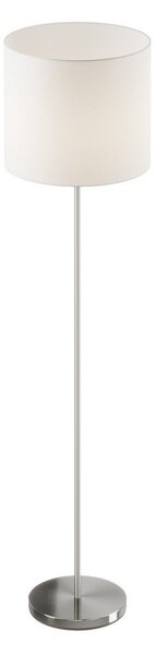 Lampada da terra Lindby, Everly, Bianco, Soggiorno, Tessuto / Tessile, Moderno