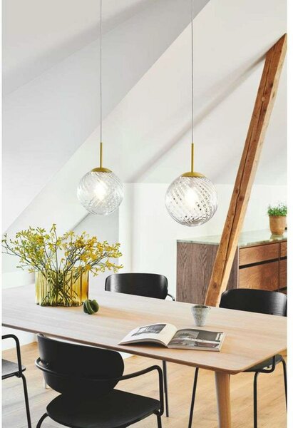 Lampada a sospensione Nordlux, Trasparente, Sala da pranzo, Vetro