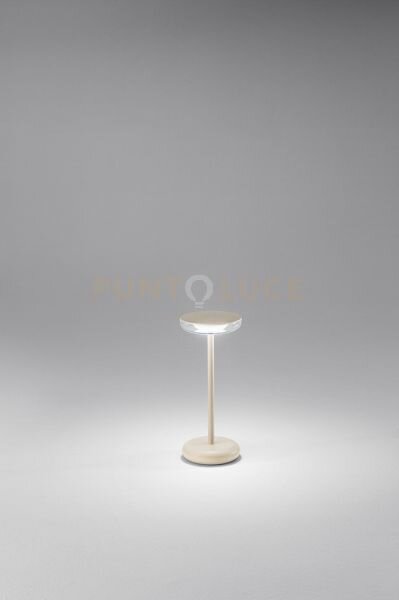 Lampada da tavolo ricaricabile a batterie soap ip44 led 2w 3000k 18