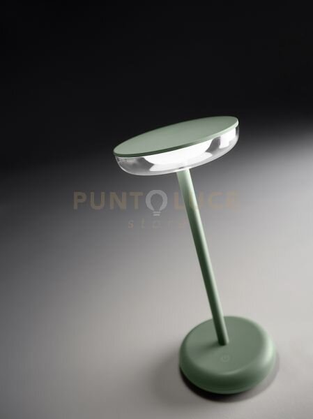 Lampada da tavolo ricaricabile a batterie soap ip44 led 2w 3000k 18