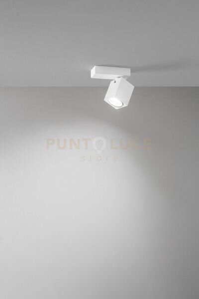 Faretto in alluminio colore bianco oddy 1 luce attacco gu10 orient