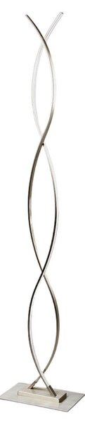 Lampada da terra Lindby, Bobi, Metallizzato, Soggiorno, Alluminio, Moderno