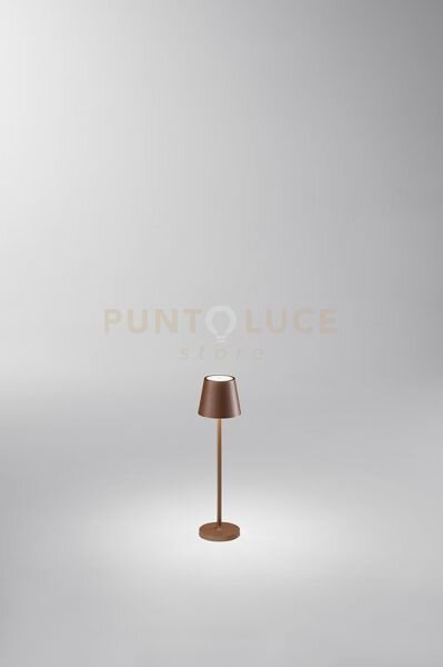 Lampada da tavolo ricaricabile a batterie minidiva led 1,5w 3000k c