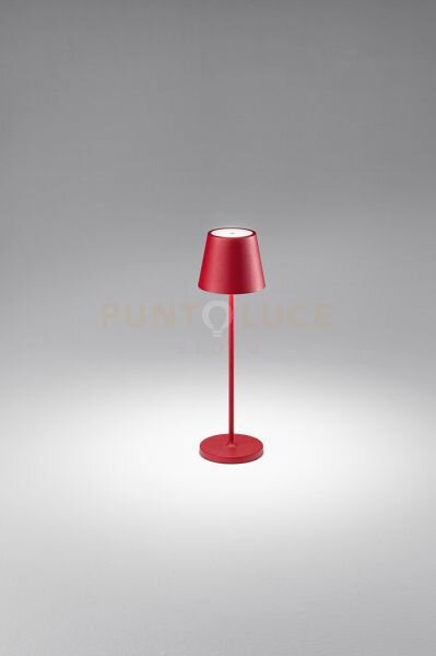 Lampada da tavolo ricaricabile a batterie diva led 2w 3000k cri?80 