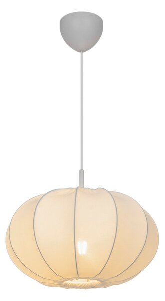 Lampada a sospensione Nordlux, Aeron, dimmerabile, Bianco, Camera da letto, Tessuto / Tessile
