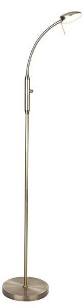 Lampada da terra Halo Design, dimmerabile, Dorato / Ottone, Soggiorno, Metallo