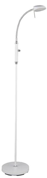 Lampada da terra Halo Design, dimmerabile, Bianco, Soggiorno, Metallo