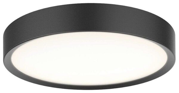 Plafoniera Halo Design, dimmerabile, Nero, Soggiorno, Plastica