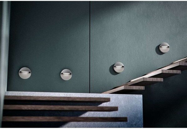 Applique da parete LIGHT-POINT, Metallizzato, Terrazza, Alluminio