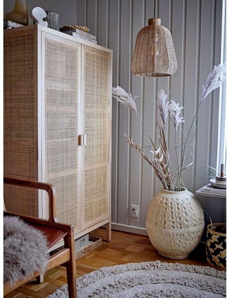 Lampada a sospensione Bloomingville, Beige, Soggiorno, Carta / Cartone
