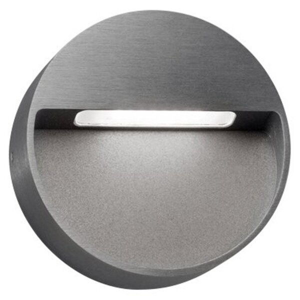 Applique da parete LIGHT-POINT, dimmerabile, Metallizzato, Terrazza, Alluminio