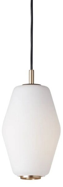 Dahl Piccolo Lampada a Sospensione Opale Vetro Bianco/Ottone
