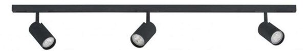 Designline Tube Kit 3 Set di binari da 1 m nero