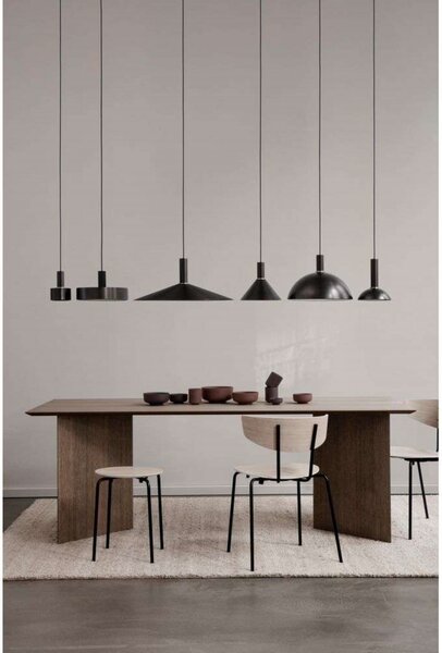 Lampada a sospensione ferm LIVING, Nero, Soggiorno, Metallo