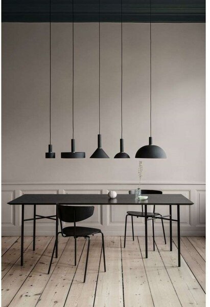Lampada a sospensione ferm LIVING, Nero, Soggiorno, Metallo
