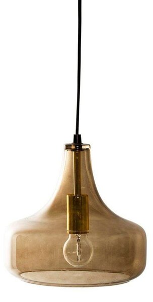 Lampada a sospensione Bloomingville, Marrone / Ruggine, Soggiorno, Vetro