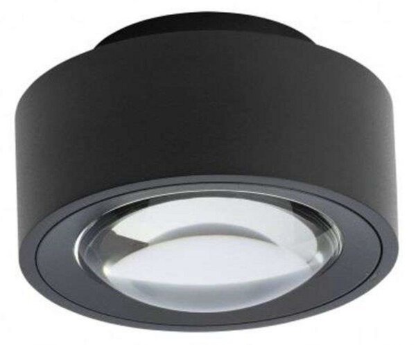 Plafoniera ANTIDARK, dimmerabile, Nero, Soggiorno, Alluminio