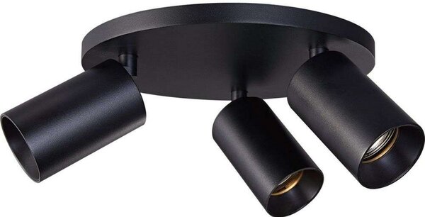SpotOn Circle3 Applique da Parete/Soffitto Nero - Antidark