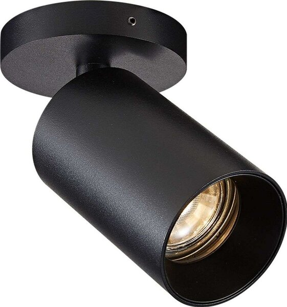SpotOn Circle1 Applique da Parete/Soffitto Nero - Antidark