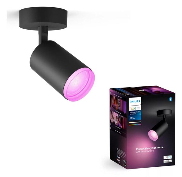 Philips Hue FUGATO LED RGBW dimmerabile 1xGU10/4,2W/230V nero