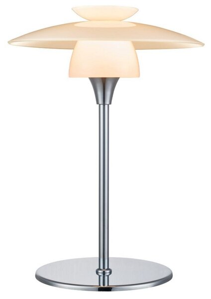 Scandinavia Lampada da Tavolo Ø20 Opal/Chrome - Halo Design