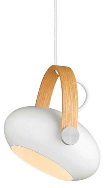Lampada a sospensione Halo Design, Bianco, Sala da pranzo, Vetro