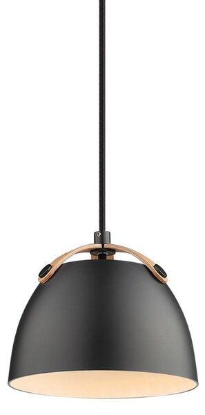 Lampada a sospensione Halo Design, Nero, Sala da pranzo, Vetro